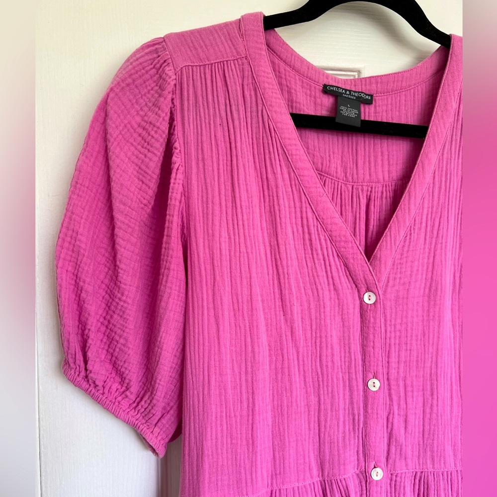 Cotton pink dress